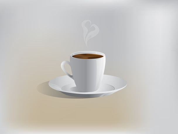 Coffee in a cup - Vektori, kuva