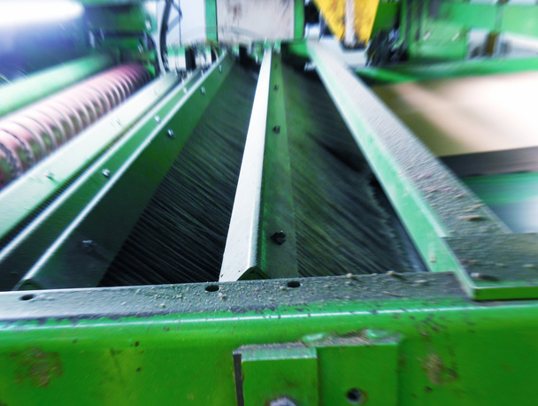 Kağıt Fabrikası fabrika içinde bulanık hareketi - Fotoğraf, Görsel
