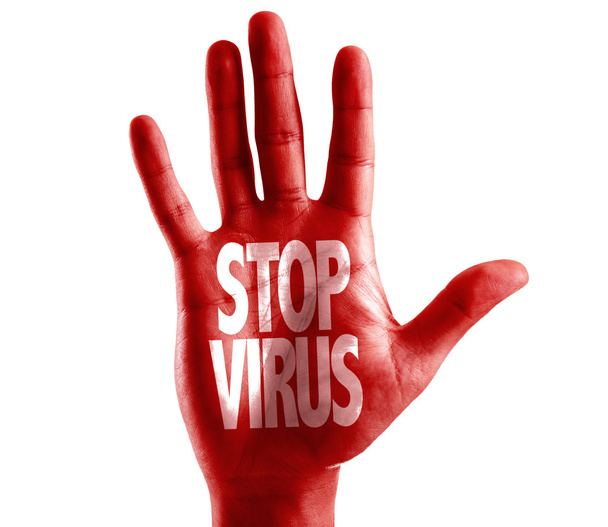 Stop Virus written on hand - Photo, Image