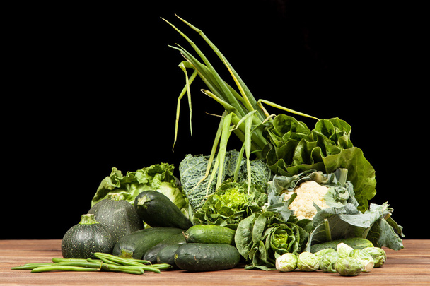 Assortment of green vegetables - Photo, Image