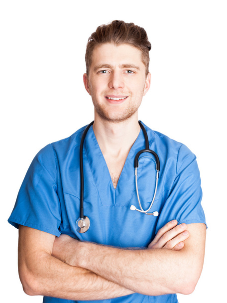 Portrait of a doctor smiling - Foto, immagini