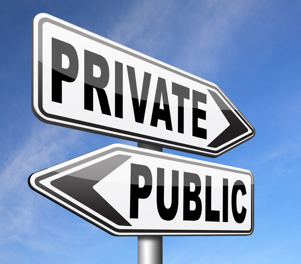 private or public - Photo, Image