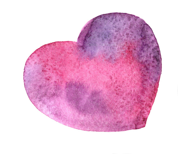 Акварель рука намальована серце
 - Фото, зображення
