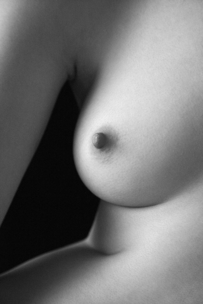 Nude female breast. - Photo, Image