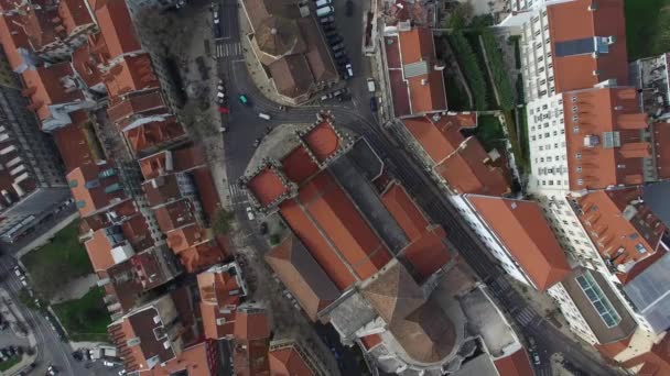 Alfama met Sao Jorge kasteel in Lissabon - Video