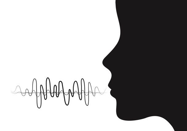 Sound of voice - Vector, Image