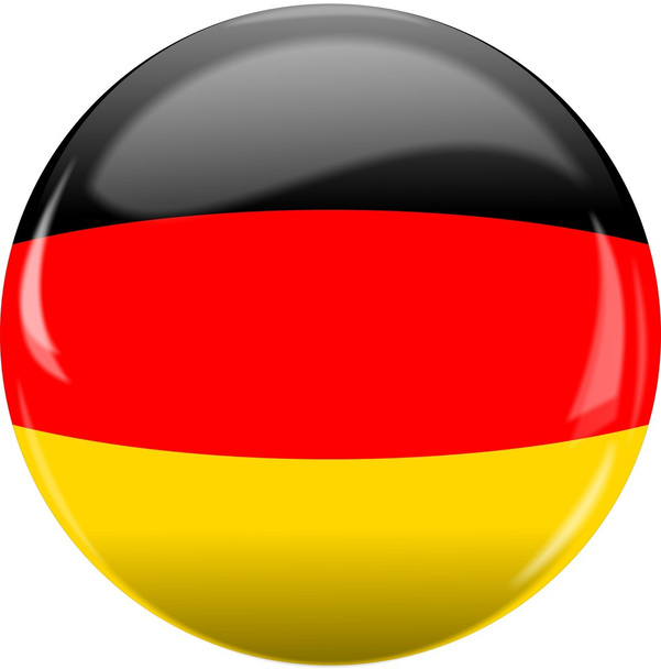 Немецкий флаг и кнопка
. - Вектор,изображение