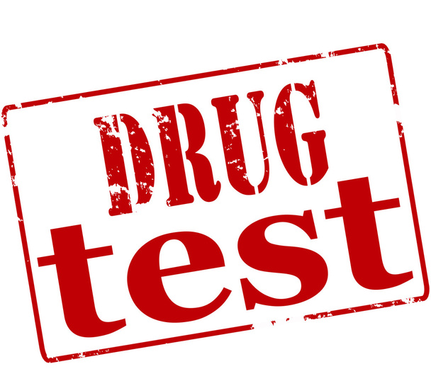 Známka testu drog - Vektor, obrázek