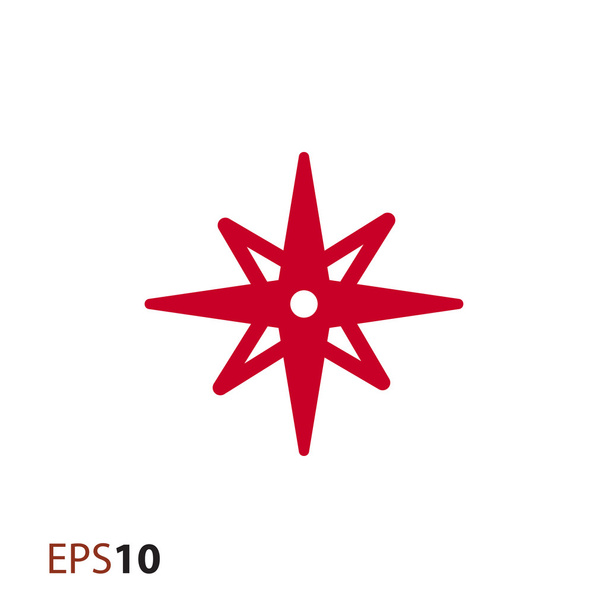 North star icon for web and mobile - Vector, Image