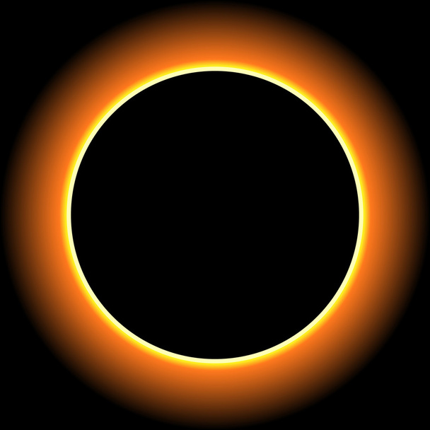 Eclipse solar, luna
 - Vector, imagen