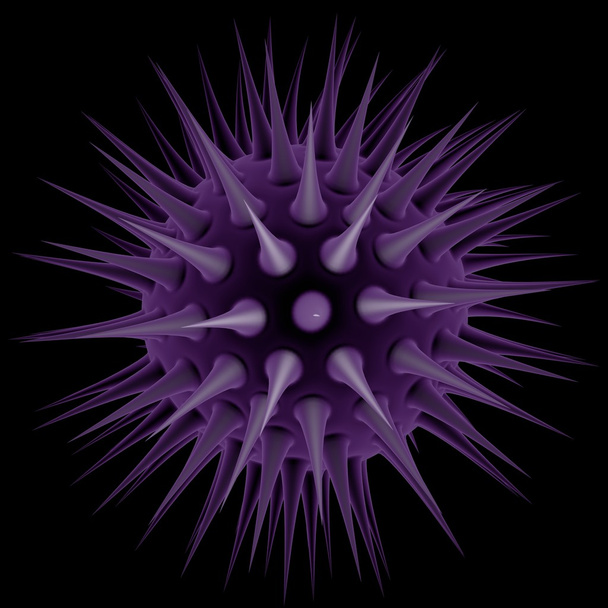 Wirus pod mikroskopem; Grypa świń; ptasiej grypy; epidemii - Zdjęcie, obraz