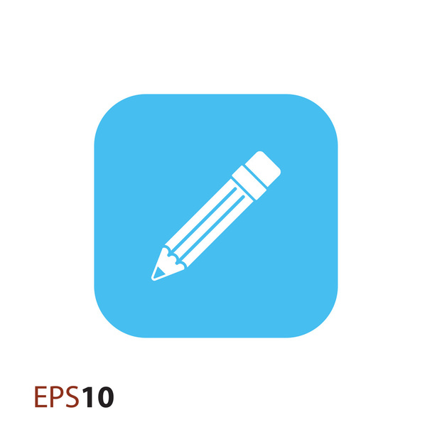 Pencil vector icon for web and mobile - Wektor, obraz