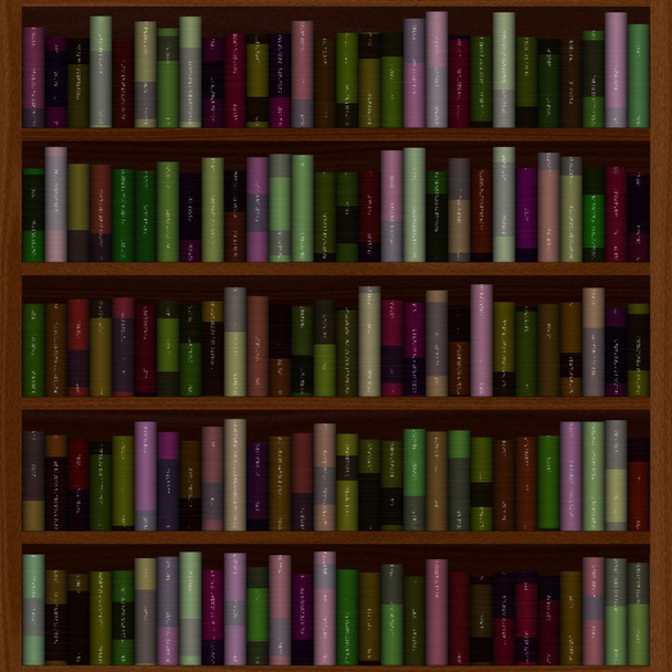Βιβλιοθήκη γεμάτη με παλιά βιβλία - Φωτογραφία, εικόνα