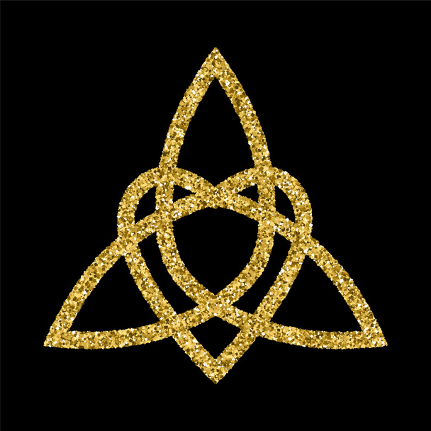 Złote błyszczące szablon logo  - Wektor, obraz
