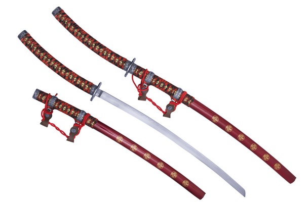 meč Katana izolované na bílém - Fotografie, Obrázek