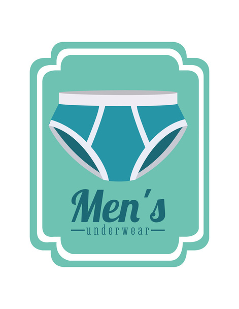 men underwear design - Vector, Image