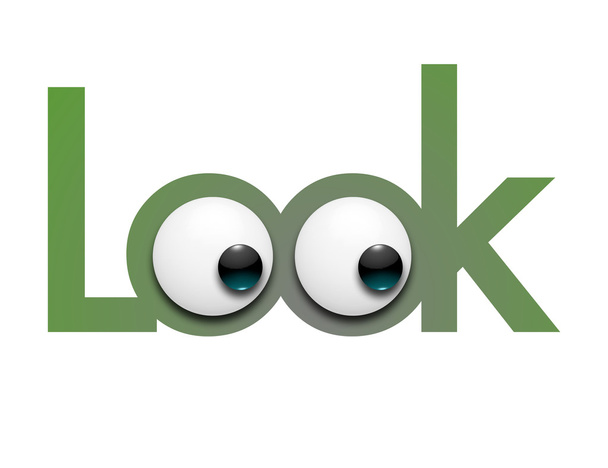 Look with eyes - Photo, Image