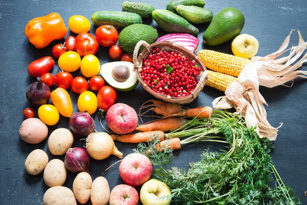  Zelenina/zdravé potraviny/veganské koncepce - Fotografie, Obrázek