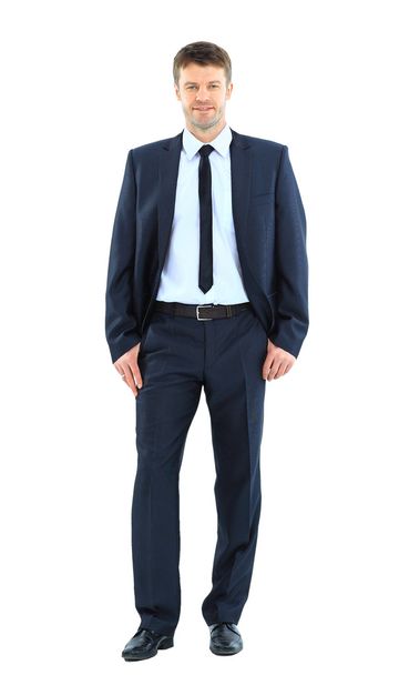 Portrait of a business man isolated on white background - Photo, image