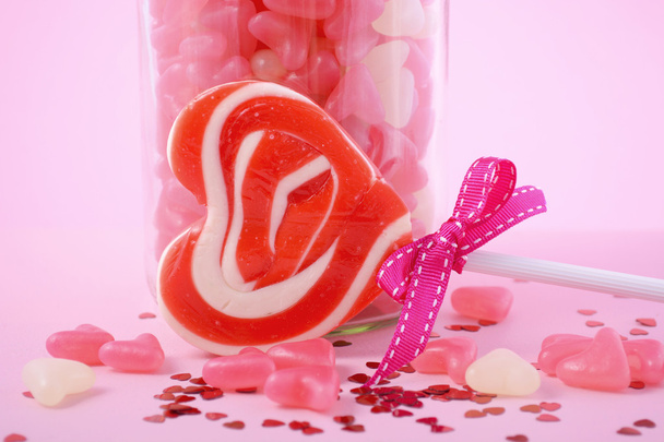 День Святого Валентина цукерки в Jar - Фото, зображення
