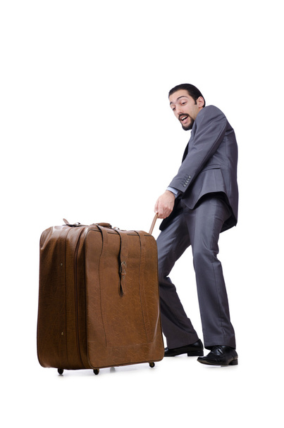 Business travel concept with businessman - Фото, зображення