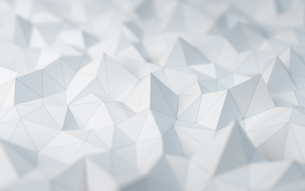 White low poly background - Photo, Image