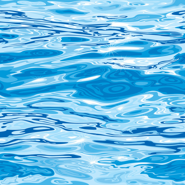 Seamless Water Surface Pattern - Vector, Image