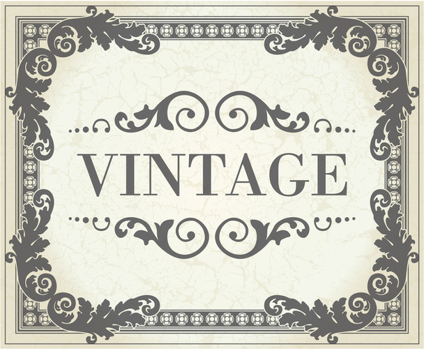 Vintage frame - Vector, Image