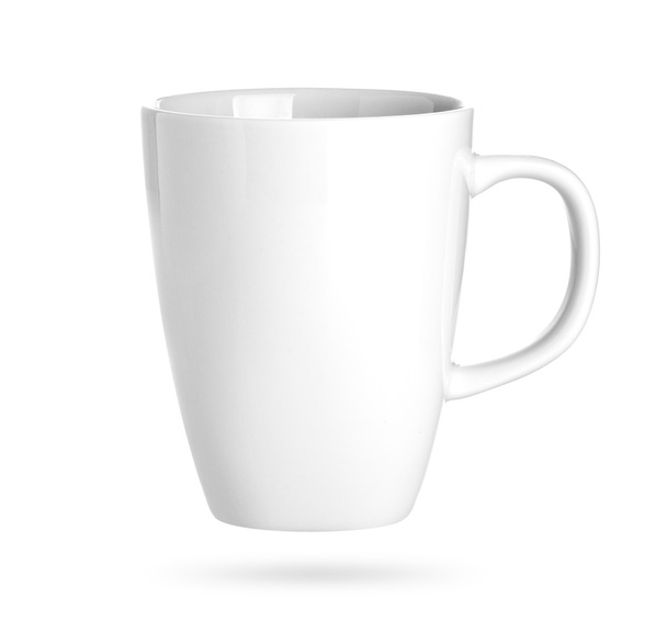 taza blanca aislada
 - Foto, Imagen