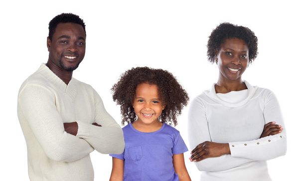 Família afro-americana
 - Foto, Imagem