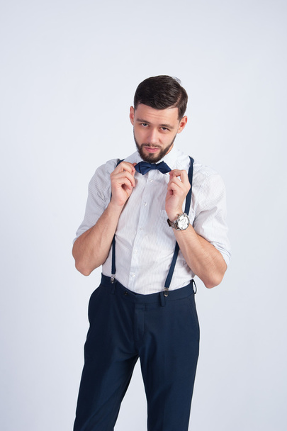 Smart guy in the bow tie - Foto, imagen