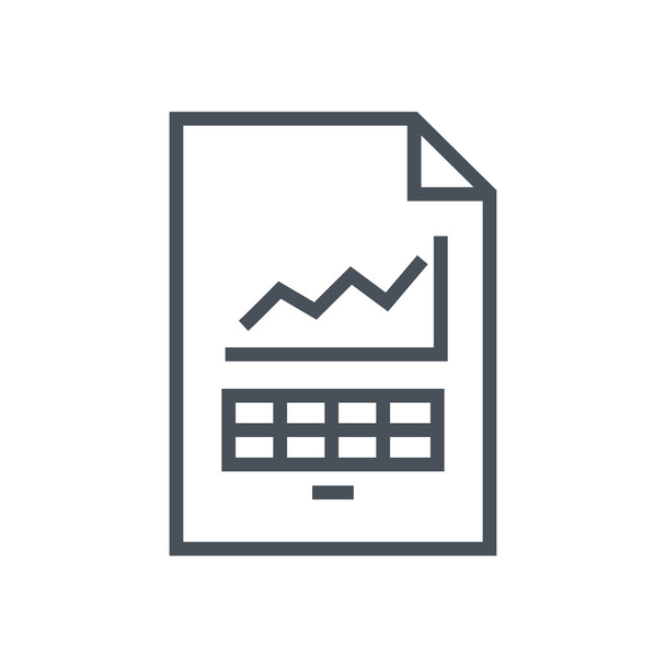Finance and data icon - Vector, Image