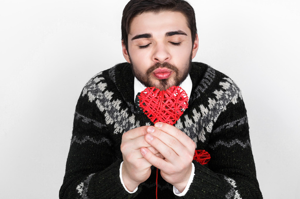 valentine romantic man - Фото, изображение