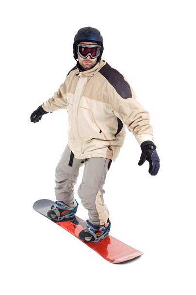 Boy snowboarding - Valokuva, kuva