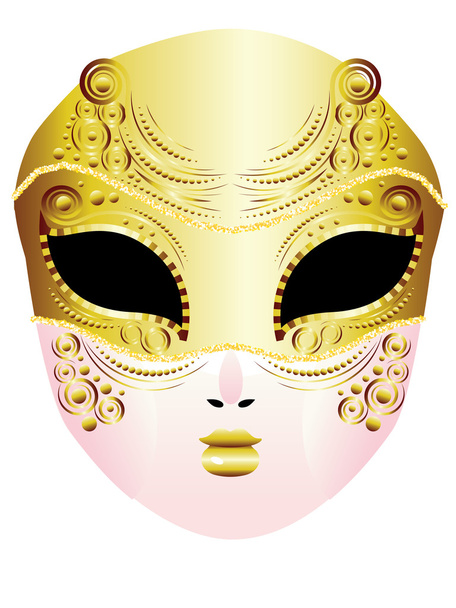 Декоративная карнавальная маска
 - Вектор,изображение