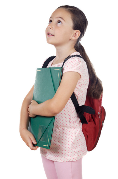 Girl with backpack - Foto, Bild