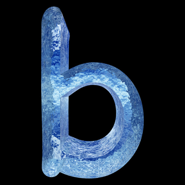 levél b. jég betűtípus részében - Fotó, kép