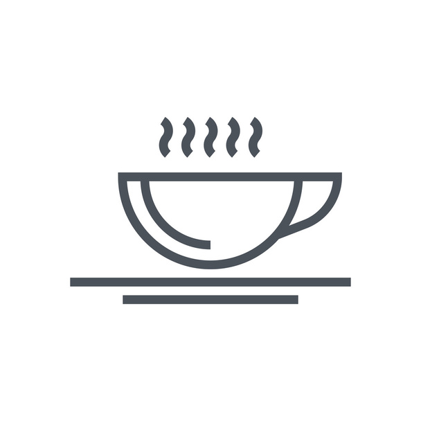 Koffie thema pictogram - Vector, afbeelding