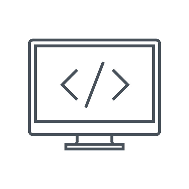 Coding theme icon - Vector, Image