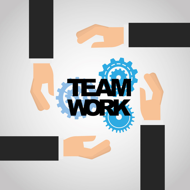 teamwork concept design  - Vecteur, image