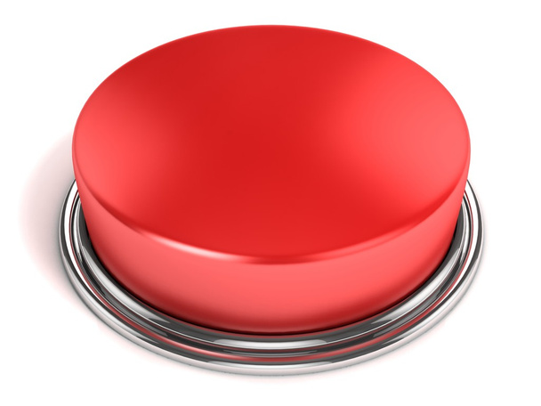 Red button isolated - Photo, image