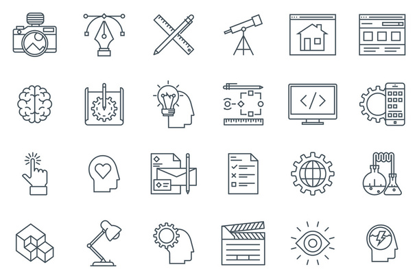 Set di icone di progettazione e sviluppo
 - Vettoriali, immagini
