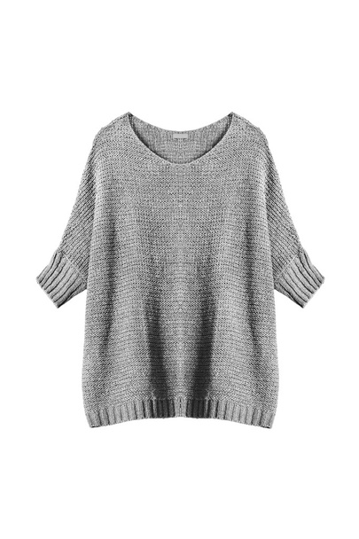 Gray pullover isolated - Zdjęcie, obraz