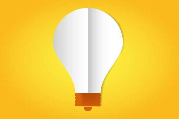 Ampoule lampe style plat icône isolée
 - Photo, image