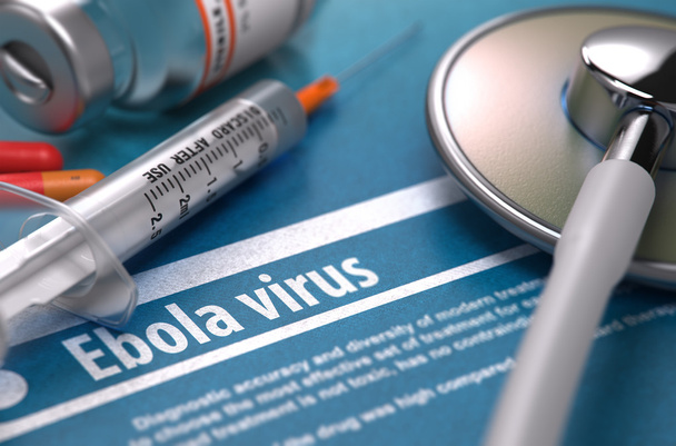 Diagnose - Ebola-Virus. medizinisches Konzept. - Foto, Bild