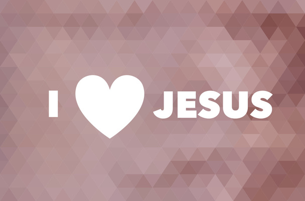 I love Jesus and heart  - Photo, Image
