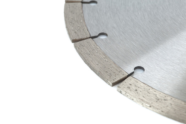 Різання диска діамантами - алмазний диск для бетону на білому тлі
 - Фото, зображення