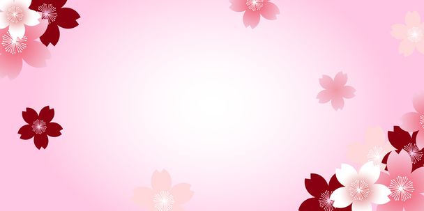 Spring cherry blossom background - Вектор,изображение