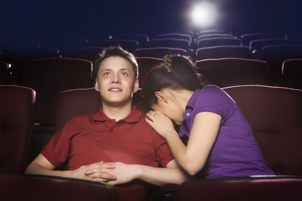 People sitting in movie theater - Foto, imagen