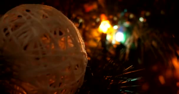 Vánoční stromeček světlo ze zaměření - Záběry, video